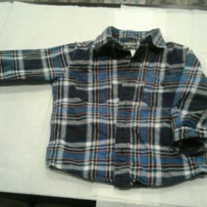 Toddler boys flannel shirt